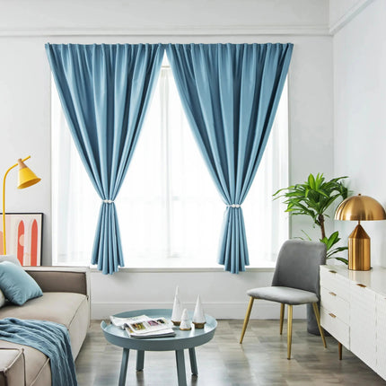 Eco-Friendly Blackout Curtains for Bedroom with Velcro Fastening | UPF100 Light Control and UV Protection 6