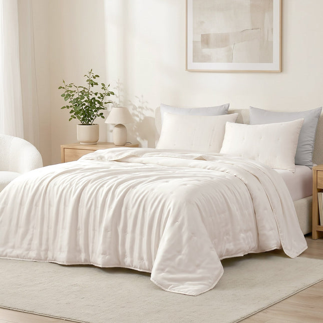 Eco-Friendly Comforter Set | Tencel Cooling Comforter with Moisture-Wicking Technology | Lightweight Design for Hot Sleepers 1