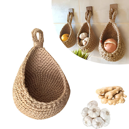 Eco-Friendly Jute Hanging Baskets | Handcrafted Storage Solution for Home 2