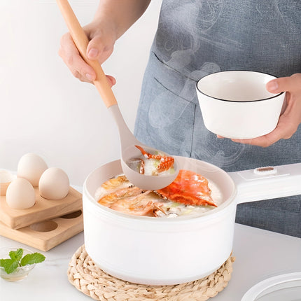 Eco-Friendly Kitchenware Set | 12-Piece Silicone Utensils with Bamboo Handles for Stylish Cooking 1