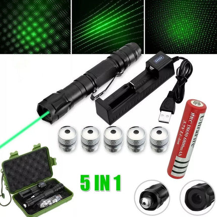Eco-Friendly Laser Pointer | USB Rechargeable Green Laser with 532nm Beam | Perfect for Presentations and Stargazing 5