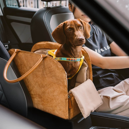 Eco-Friendly Pet Travel Bag Carrier with Expandable Space | Stylish Design for Safe Adventures 8