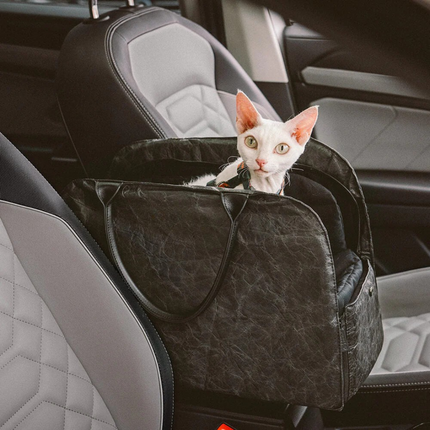Eco-Friendly Pet Travel Bag Carrier with Expandable Space | Stylish Design for Safe Adventures 9