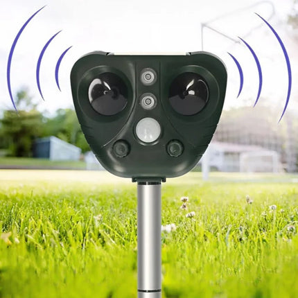 Eco-Friendly Solar Bird Deterrent | Ultrasonic & LED Technology for Effective Bird Control 0