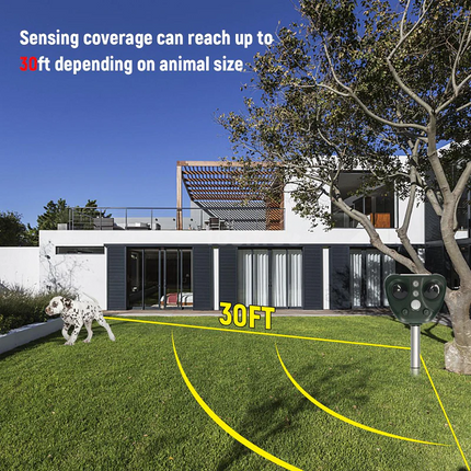 Eco-Friendly Solar Bird Deterrent | Ultrasonic & LED Technology for Effective Bird Control 2