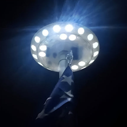 Eco-Friendly Solar Flagpole Light with Automatic Dusk to Dawn Operation | 700 Lumens for Enhanced Visibility 4
