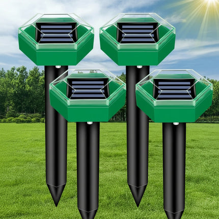 Eco-Friendly Solar Mole Repeller System | Sonic Technology for Pest Control | Durable and Weather-Resistant Design 0