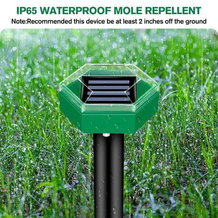 Eco-Friendly Solar Mole Repeller System | Sonic Technology for Pest Control | Durable and Weather-Resistant Design 4