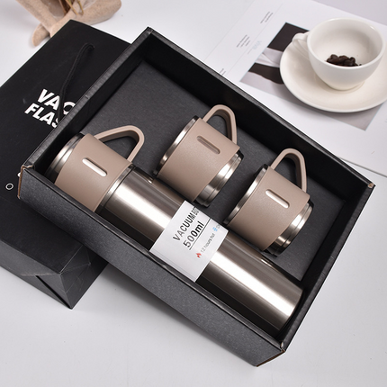 Eco-Friendly Stainless Steel Thermos Flask with Cup Lid | Durable Insulation for Hot & Cold Drinks 11