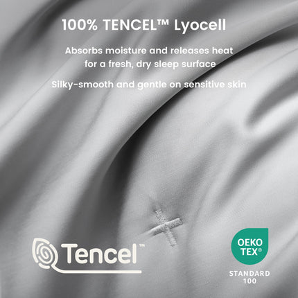 Eco-Friendly Tencel Duvet Cover Set with Cooling Technology | Lightweight & Moisture-Wicking for Comfortable Sleep 5