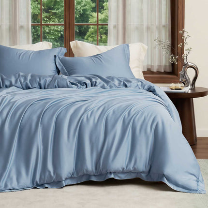 Eco-Friendly Tencel Duvet Cover Set with Cooling Technology | Lightweight & Moisture-Wicking for Comfortable Sleep 8