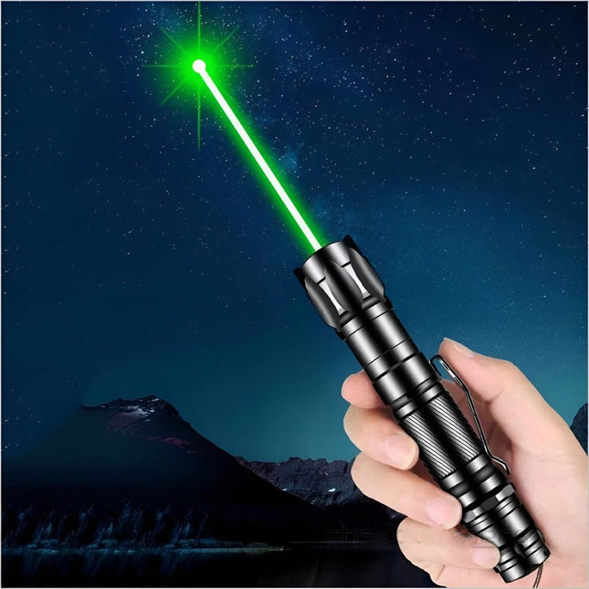 Eco-Friendly | Green Laser Pointer with 532nm Beam & USB Rechargeable Battery | Perfect for Presentations and Stargazing 0