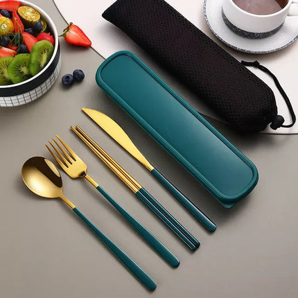 Eco-Friendly | Stainless Steel Cutlery Set with Portable Design | Durable Silverware for Everyday Dining 11