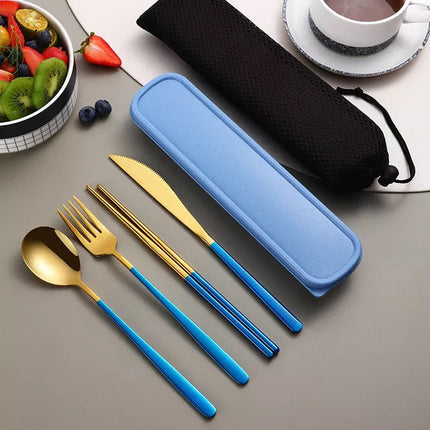 Eco-Friendly | Stainless Steel Cutlery Set with Portable Design | Durable Silverware for Everyday Dining 15