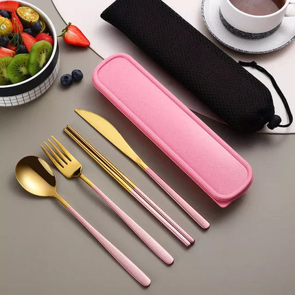 Eco-Friendly | Stainless Steel Cutlery Set with Portable Design | Durable Silverware for Everyday Dining 9