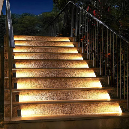 EcoBright | Solar Stair Lights with Energy-Efficient LED | Waterproof Design for Safety and Style 1