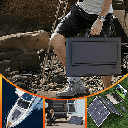 EcoCharge | 1000W Foldable Solar Panel Kit with Multi-Port Charging | Durable Design for Outdoor Adventures 2