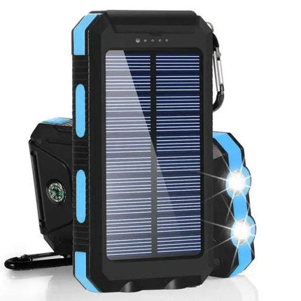 EcoCharge | 20000mAh Solar-Powered Battery Pack with LED Light | Portable Power Solution for Outdoor Adventures 10