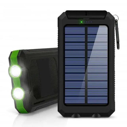 EcoCharge | 20000mAh Solar-Powered Battery Pack with LED Light | Portable Power Solution for Outdoor Adventures 8
