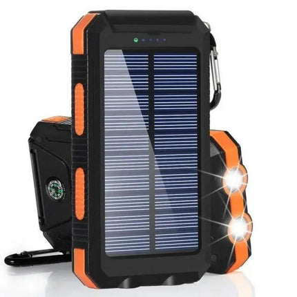 EcoCharge | 20000mAh Solar-Powered Battery Pack with LED Light | Portable Power Solution for Outdoor Adventures 9