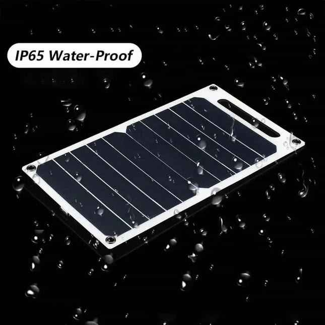 EcoCharge | Portable Solar Phone Charger with USB Output | Waterproof Design for Outdoor Adventures 1