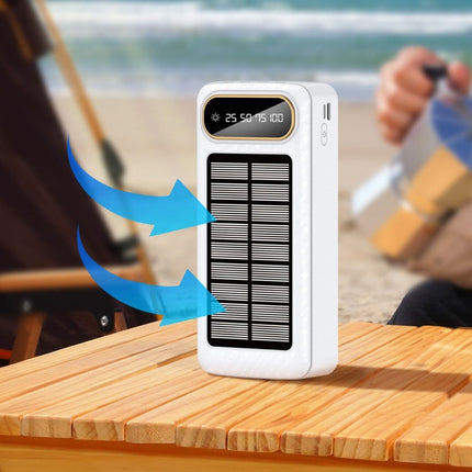 EcoCharge | Portable Solar Power Bank with 10000mAh Capacity & Digital Display | Multi-Device Charging for Outdoor Adventures 2