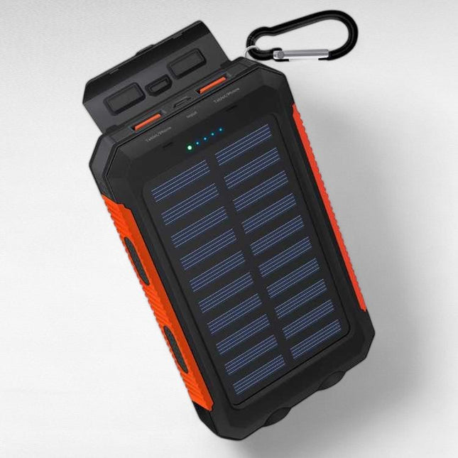 EcoCharge | Portable Solar Power Bank with 10,000mAh Capacity | Waterproof Design for Outdoor Adventures 0