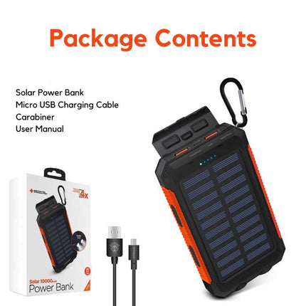 EcoCharge | Portable Solar Power Bank with 10,000mAh Capacity | Waterproof Design for Outdoor Adventures 3