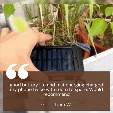 EcoCharge | Portable Solar Power Bank with 10,000mAh Capacity | Waterproof Design for Outdoor Adventures 4