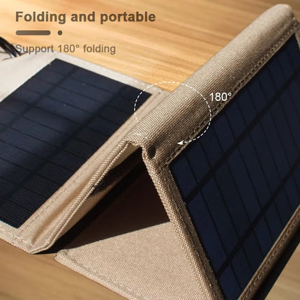 EcoCharge | Portable Solar Power Bank with Dual USB Ports | Waterproof Design for Outdoor Adventures 4