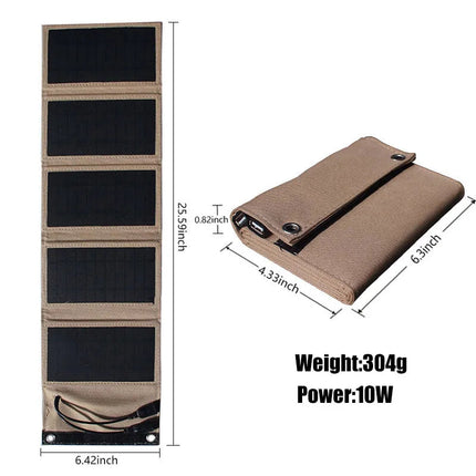 EcoCharge | Portable Solar Power Bank with Dual USB Ports | Waterproof Design for Outdoor Adventures 7