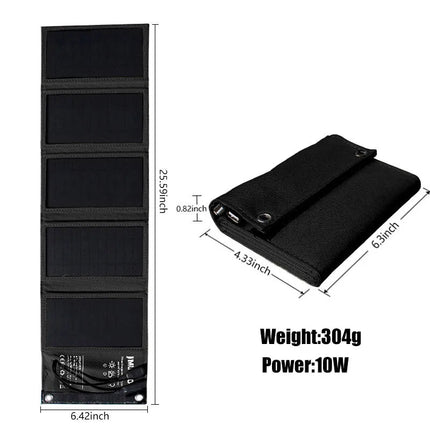 EcoCharge | Portable Solar Power Bank with Dual USB Ports | Waterproof Design for Outdoor Adventures 9