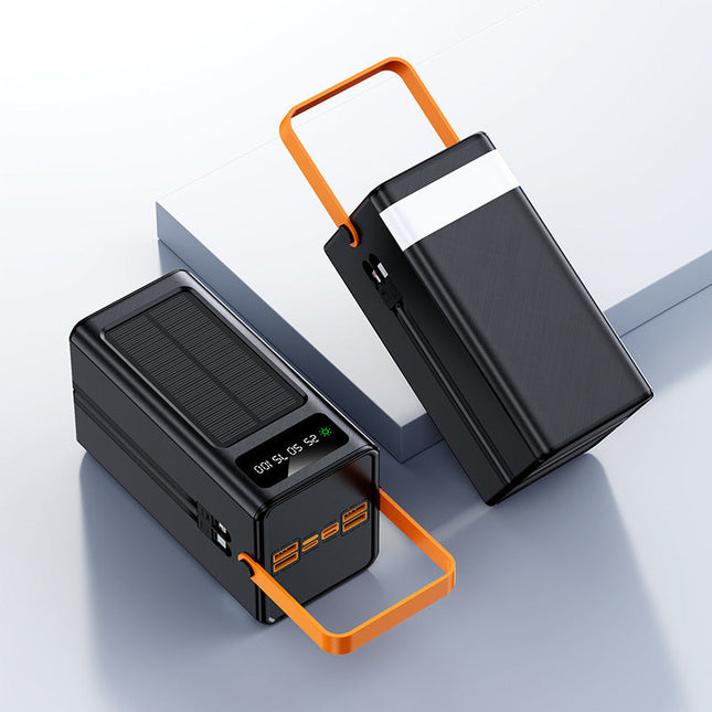 EcoCharge | Portable Solar Power Bank with LCD Display & Fast Charging | Durable Design for Outdoor Adventures 0