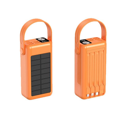 EcoCharge | Portable Solar Power Bank with LED Display & Cable Management | Ideal for Outdoor Adventures 2