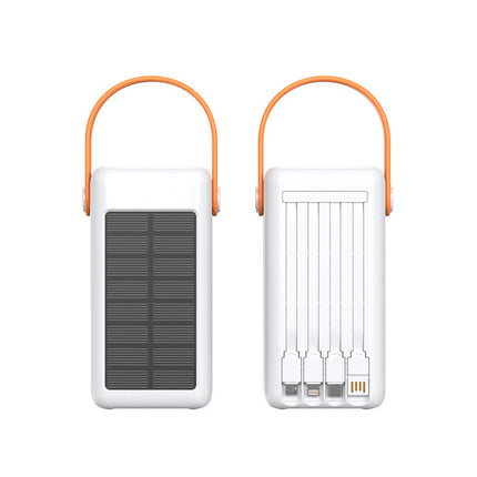 EcoCharge | Portable Solar Power Bank with LED Display & Cable Management | Ideal for Outdoor Adventures 7