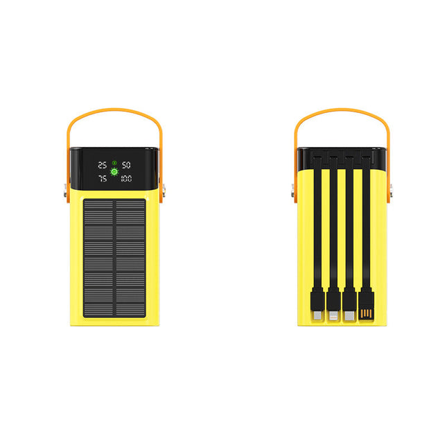 EcoCharge | Portable Solar Power Bank with LED Display & Multi-Device Charging 0