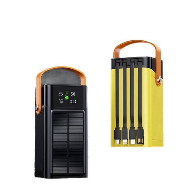 EcoCharge | Portable Solar Power Bank with LED Display & Multi-Device Charging 1