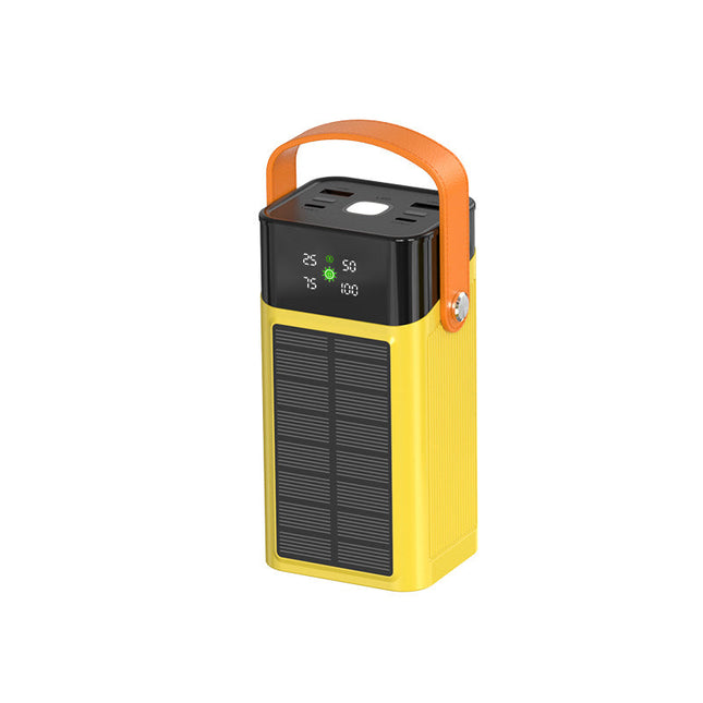 EcoCharge | Portable Solar Power Bank with LED Display & Multiple Ports for Reliable Charging 0