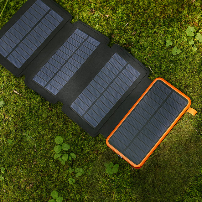 EcoCharge | Solar Power Bank with Foldable Panel & Fast Charging | 25000mAh Capacity for Outdoor Adventures 1