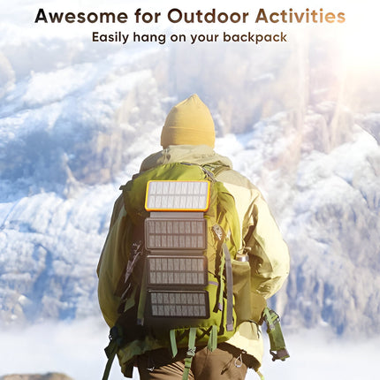 EcoCharge | Solar Power Bank with Foldable Panel & Fast Charging | 25000mAh Capacity for Outdoor Adventures 4