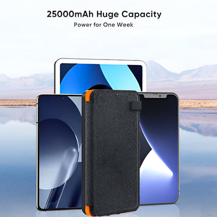 EcoCharge | Solar Power Bank with Foldable Panel & Fast Charging | 25000mAh Capacity for Outdoor Adventures 6