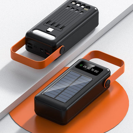EcoCharge | Solar Power Bank with High Capacity & LCD Display | Portable Charger for Eco-Friendly On-the-Go Charging 2