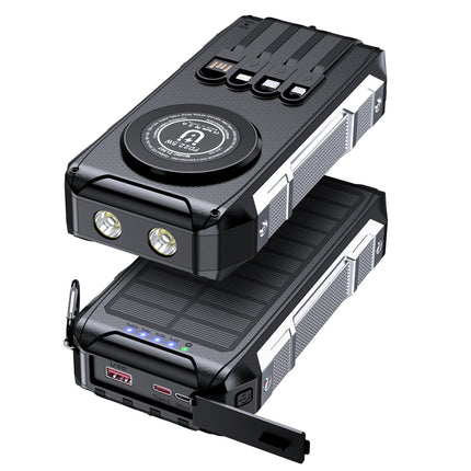 EcoCharge | Solar Power Bank with LED Light & Fast Charging | Portable Energy Solution for Outdoor Adventures 6