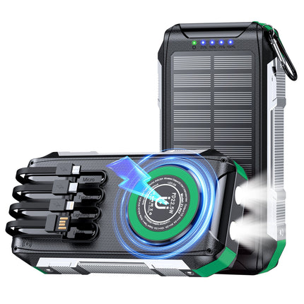 EcoCharge | Solar Power Bank with LED Light & Fast Charging | Portable Energy Solution for Outdoor Adventures 8