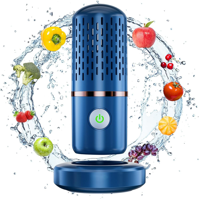 EcoClean | Fruit and Vegetable Washing Machine with Hydroxide Technology | Portable and Cordless for Safe Food Purification 0