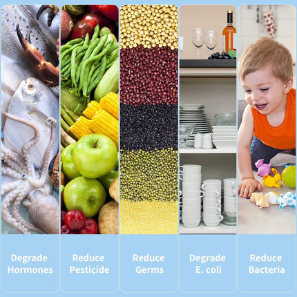 EcoClean | Fruit and Vegetable Washing Machine with Hydroxide Technology | Portable and Cordless for Safe Food Purification 3