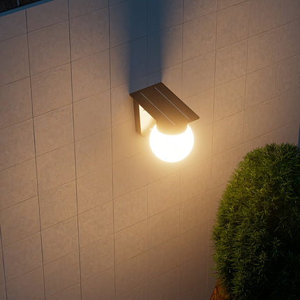 EcoGlow | Solar Outdoor Wall Light with Smart Dimming Feature | Modern Design for Effortless Illumination 4