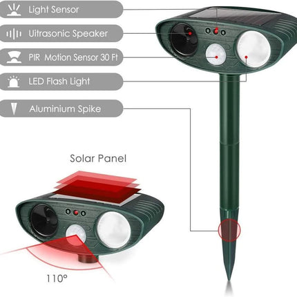 Deer Repellent Ultrasonic, Deer Deterrent for Garden and Lawn