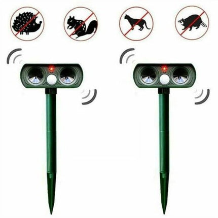 EcoGuard | Motion-Activated Animal Deterrent with Ultrasonic Sound | Solar-Powered Solution for Garden Protection 2