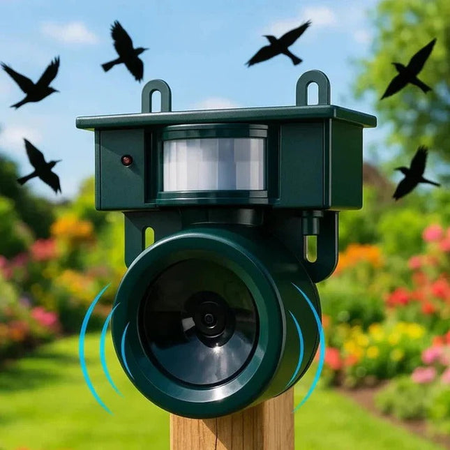 EcoGuard | Motion-Activated Bird Deterrent with Customizable Sensitivity | Effective Solution for Gardens and Patios 0